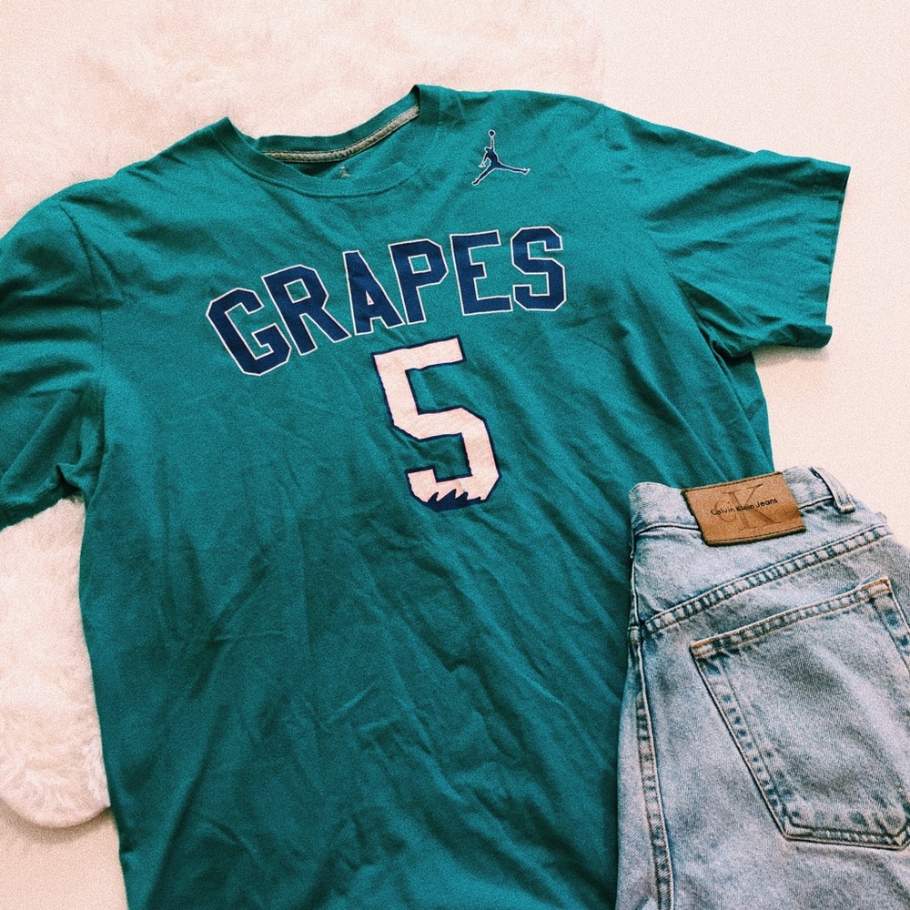 Jordan Grapes #5 Blue T-shirt
